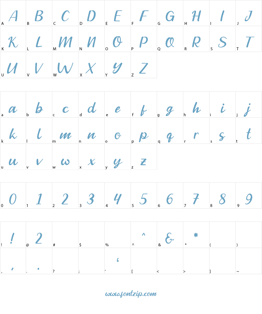 Go Orange Font Character
